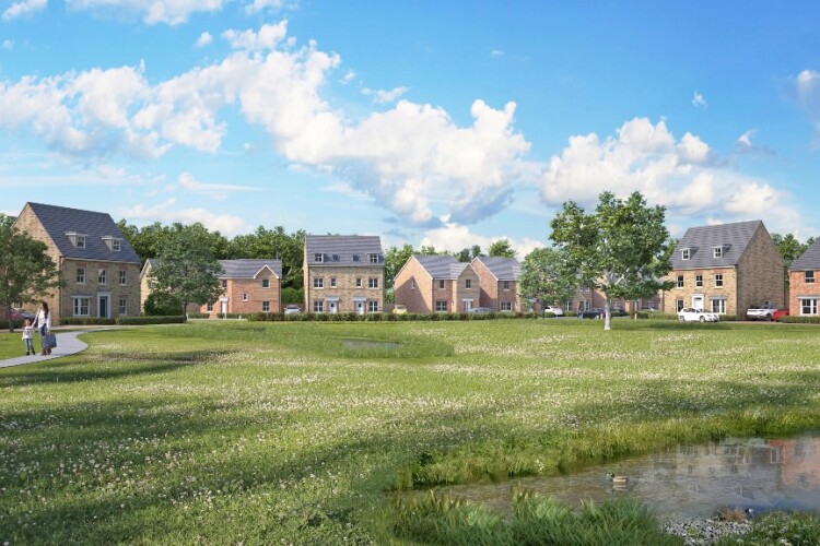 artist's impression of the development