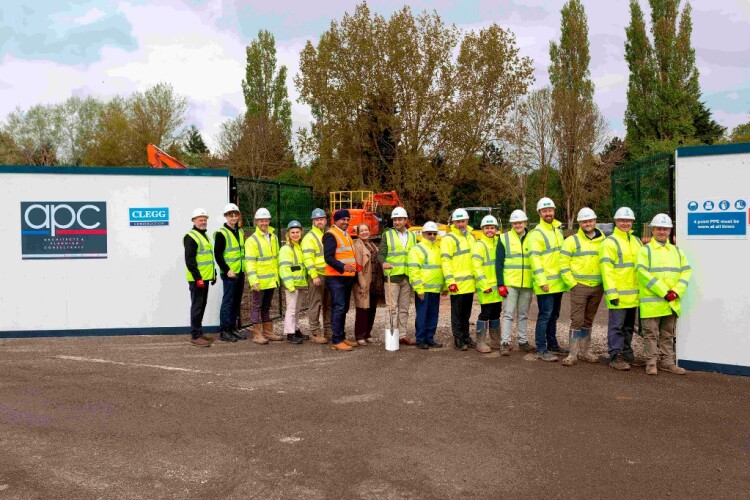a ceremony was held to mark the start on site 
