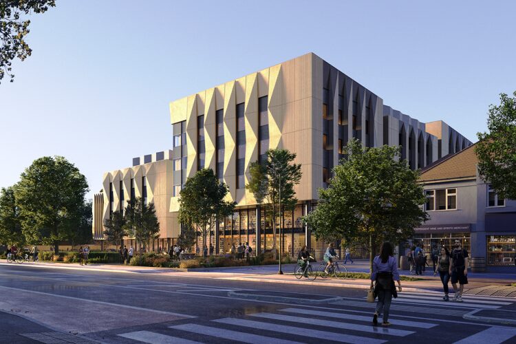 CGI of the Fabrica building