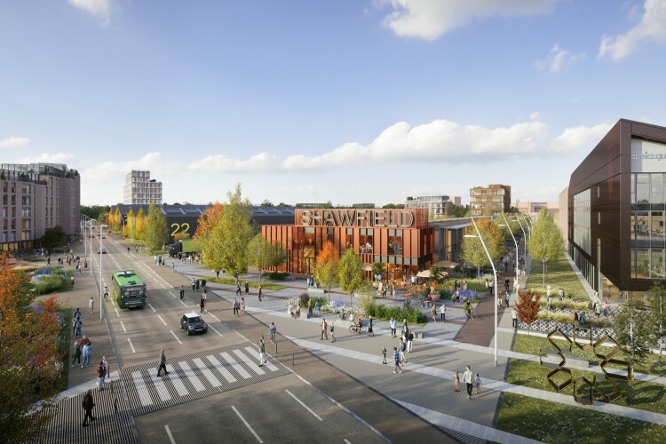 Cgi of the completed project