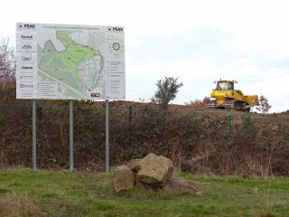 Bulk earthmoving began in late January Bulk earthmoving began in late January