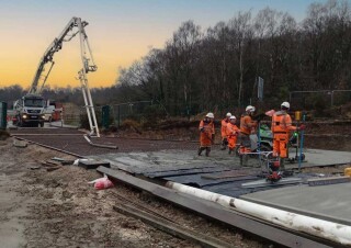 Booth Group has also constructed access roads into the site Booth Group has also constructed access roads into the site