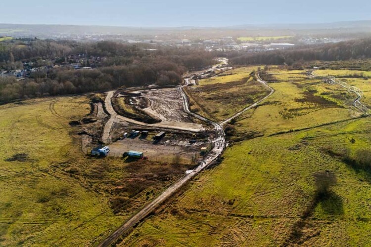 The Birchall estate is on the edge of the Peak District, near Chesterfield