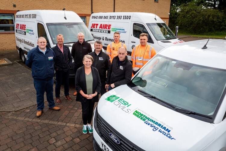 Esh’s primary subcontractor on the job is Jet Aire 