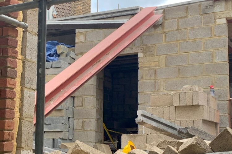 The first floor collapse during remediation