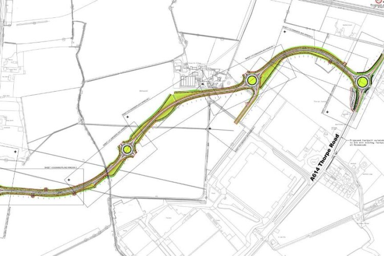 the Howden relief road plan