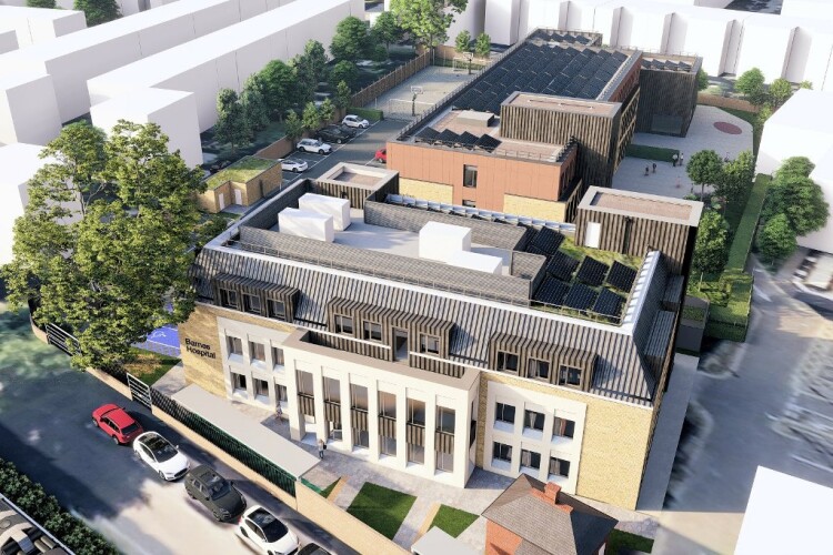 CGI of the scheme