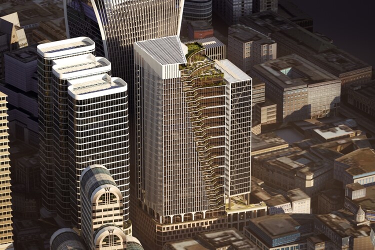 CGI of 60 Gracechurch Street in London