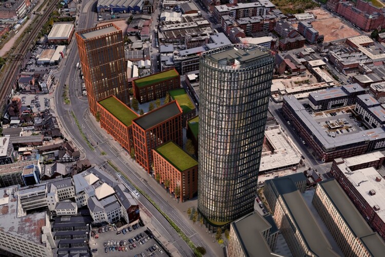CGI of the development