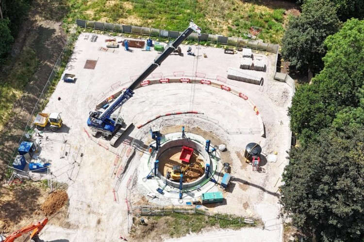 Work has now started on the Southampton link main 