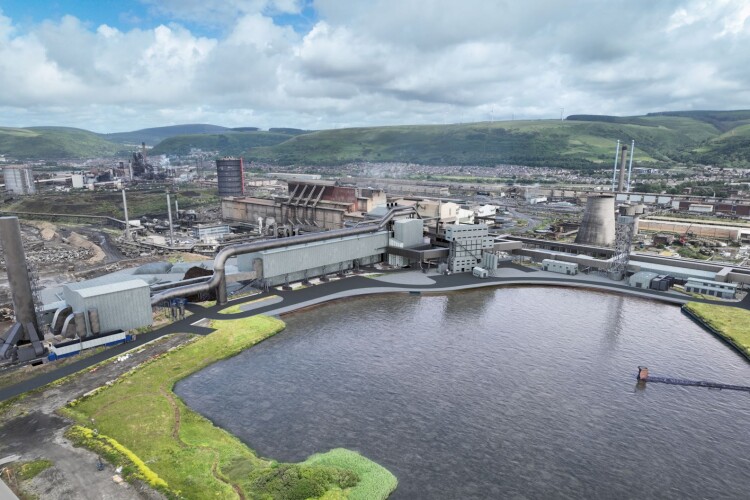 CGI of the completed project