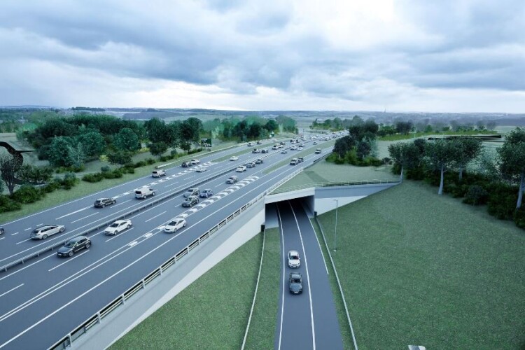 CGI of the new junction