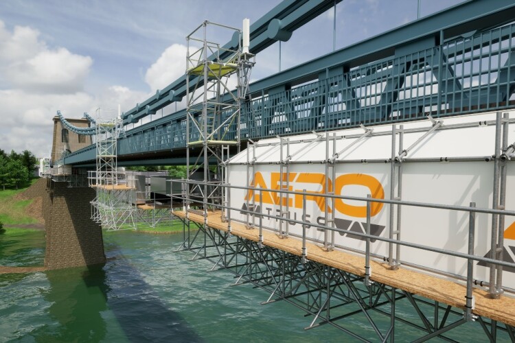 Spencer has applied for patents for its new AeroTruss access system