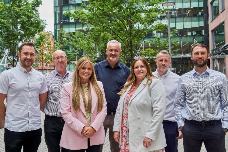 Left to right: Josh Christopher (Langtons), Michael Jones (E3 Cube), Jayne Croft (Glenville Walker), Eliot Laughton (E3 Cube), Sarah Bell (E3 Cube), Craig Clark (E3 Cube), Matt Robinson (HSBC)