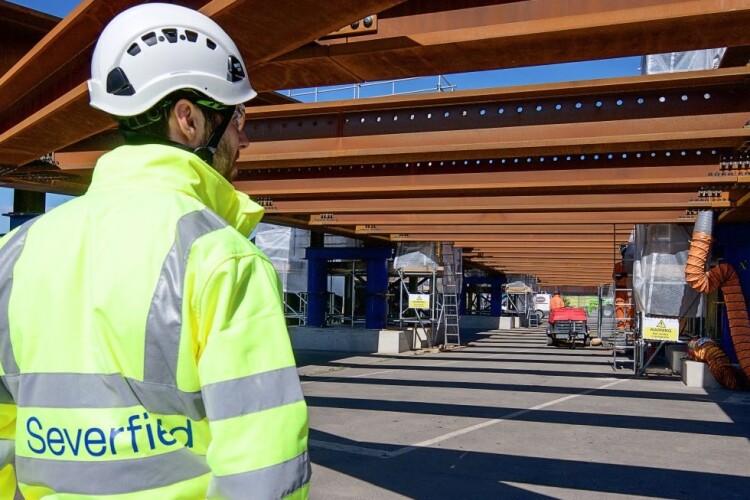 Photo from Severfield's bridges brochures; not one of the affected ones