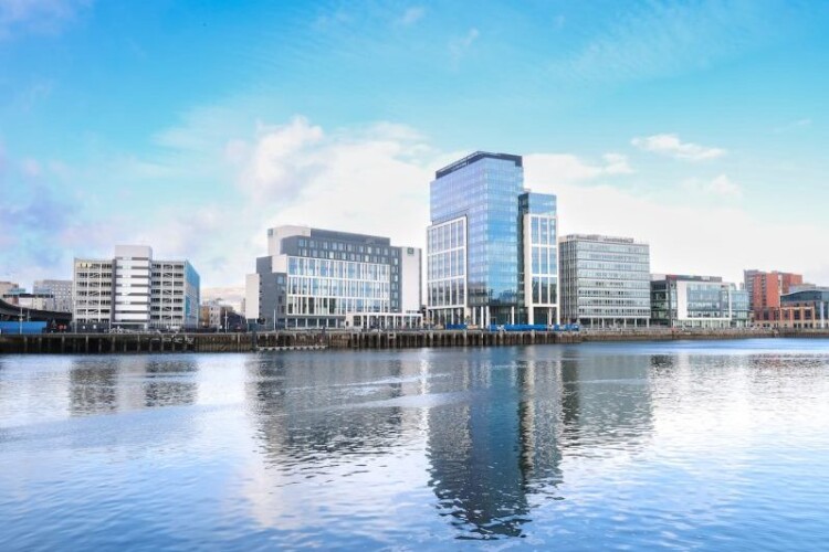 City Quays, on the banks of the Lagan