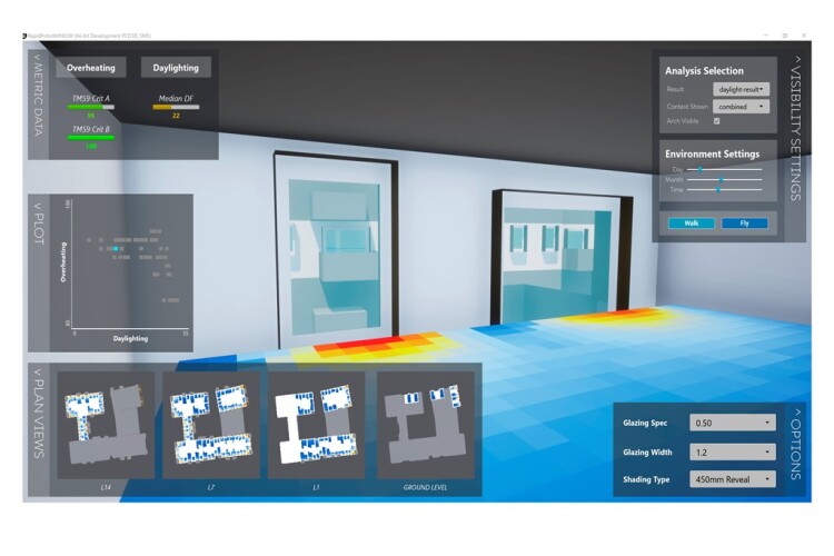 Buro Happold's parametric analysis