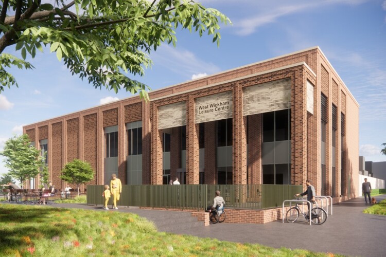 CGI of the new look West Wickham Leisure Centre