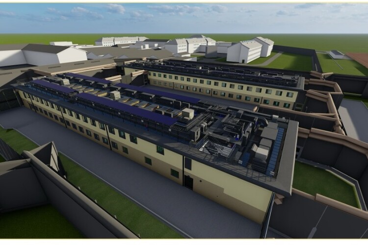 The new cell blocks will be mostly built off site