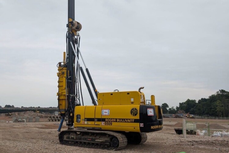 Roger Bullivant’s new 5509 driven piling rig