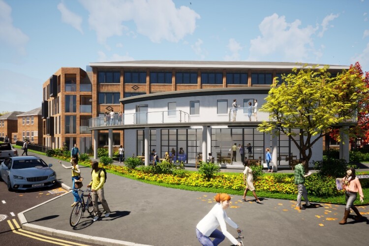 CGI of the Dorchester scheme