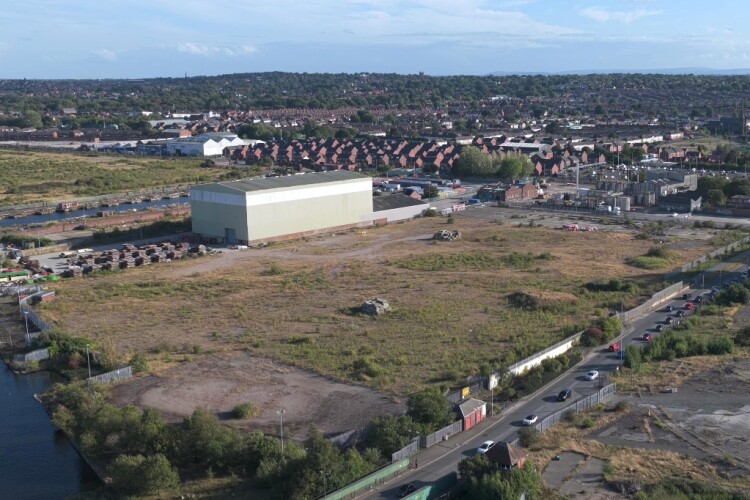 Mea Park West is a largely vacant brownfield dockside site on the Wirral