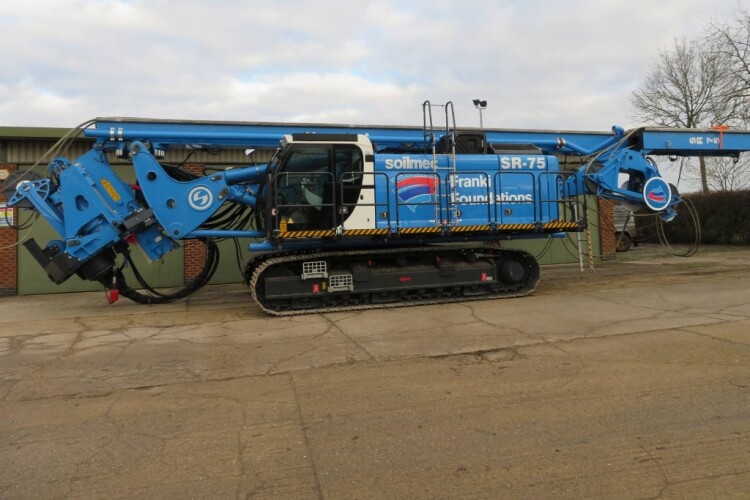 Franki UK’s Soilmec SR75 piling rig