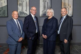 (left to right) Select president Mike Stark, managing director Alan Wilson, managing director designate Sharon Miller and vice president Darren Croc (left to right) Select president Mike Stark, managing director Alan Wilson, managing director designate Sharon Miller and vice president Darren Croc