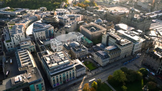 Logistics will be an issue for the city centre site behind St Andrew Square Logistics will be an issue for the city centre site behind St Andrew Square