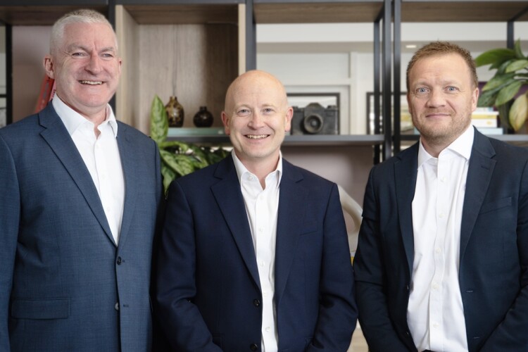 Paul Muldowney (left), Craig Carson (centre) and Danny Masters (right)