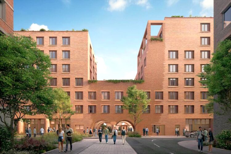 The planned Marshgate Lane student rooms in Stratford