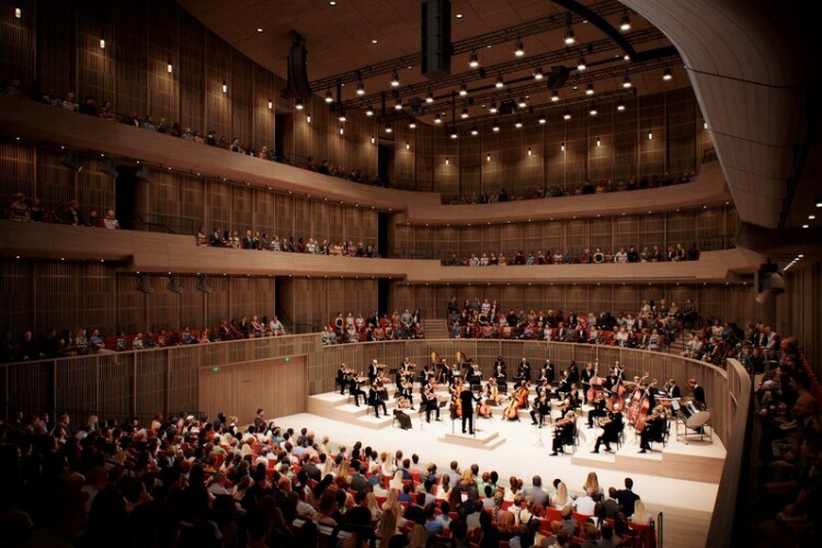 The Dunard Centre is expected to open in 2029. [Internal visualisations by David Chipperfield Architects]