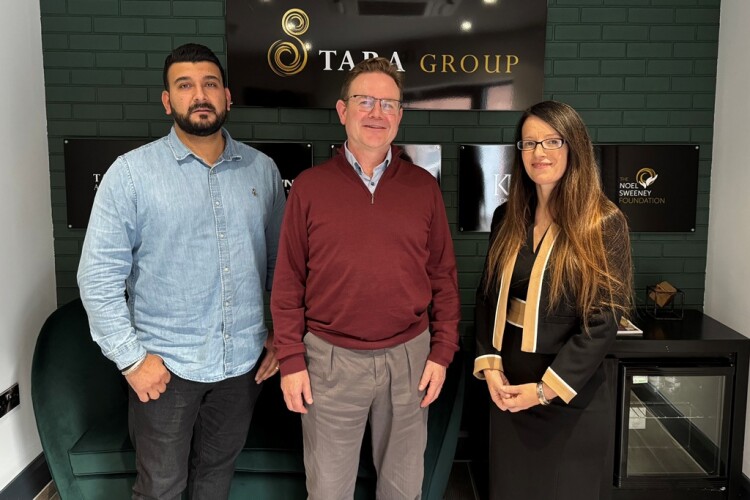 Taranjit Tiwana, David Grady and Kiera Pascoe (left to right)