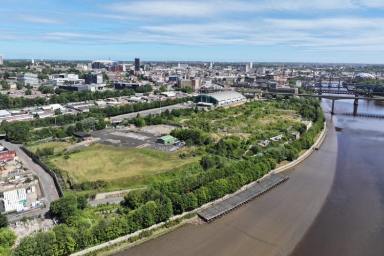 The Forth Yards development site in Newcastle