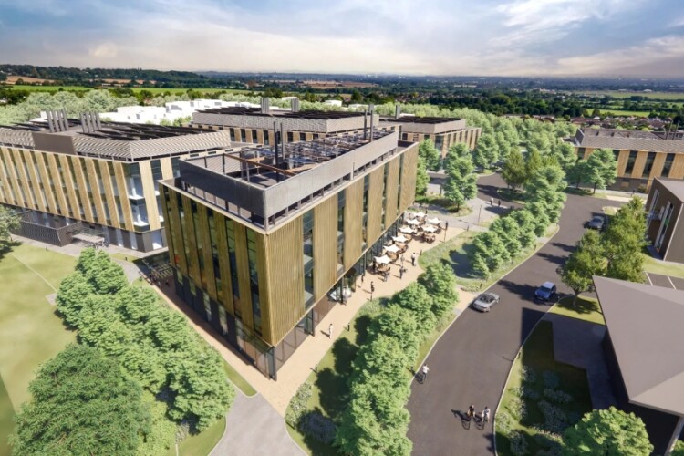 Artist's impression of what is planned for Wootton Science Park