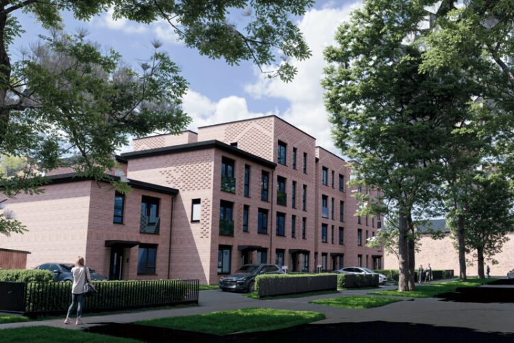 CGI of the development