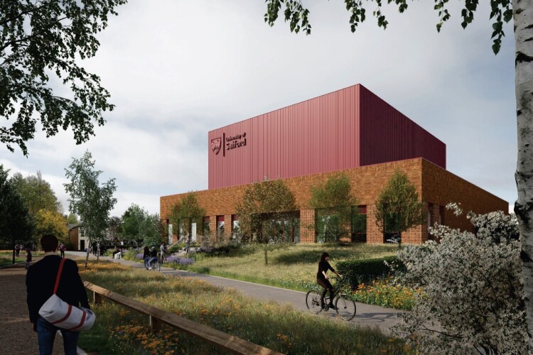 CGI of Salford's acoustics laboratory